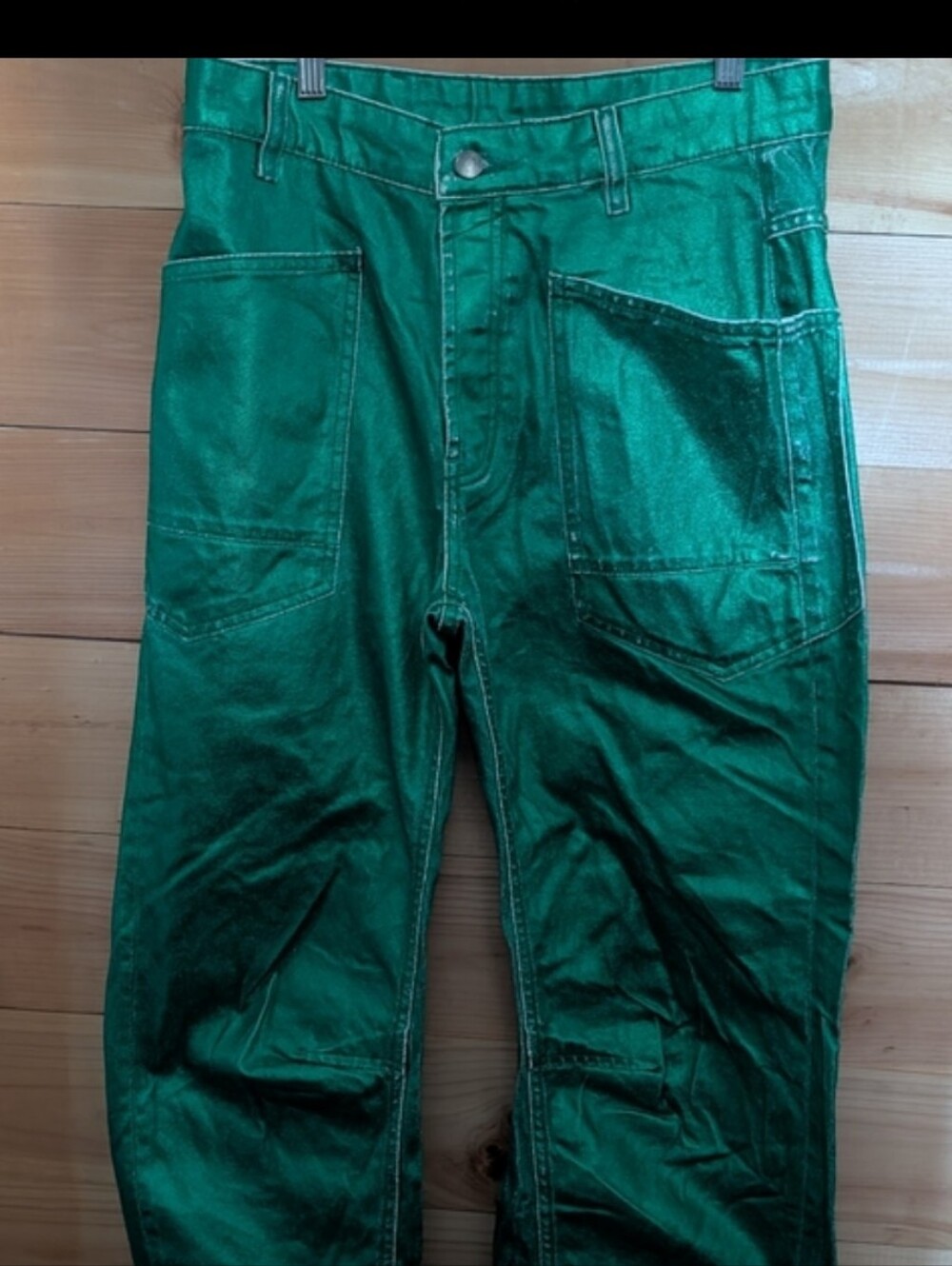 SAMPLE We The Free Minimalist Moxie ..Size 26, Metallic Green - Picture 3 of 3